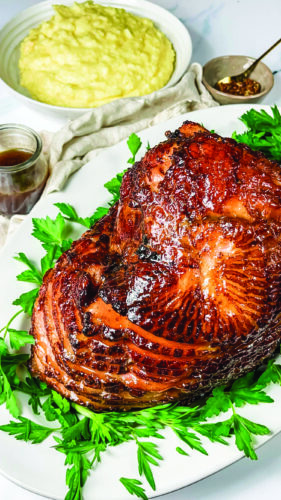 Cooking advice for holiday glazed meat
